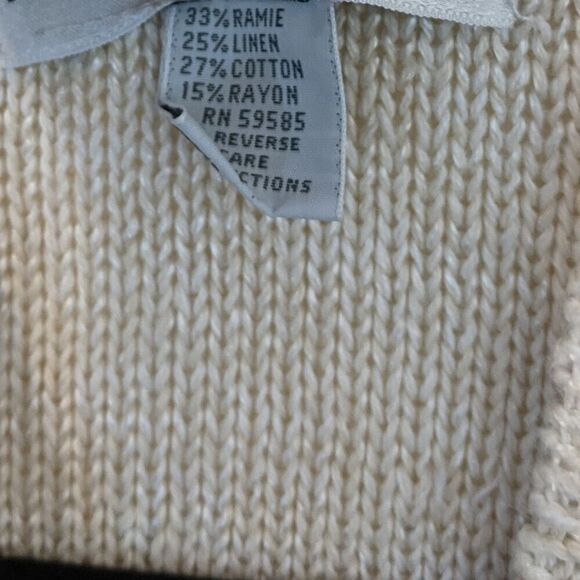 Vintage Tony Lambert Collections Sweater Oversized Knit Preppy Pullover Small - Picture 11 of 13